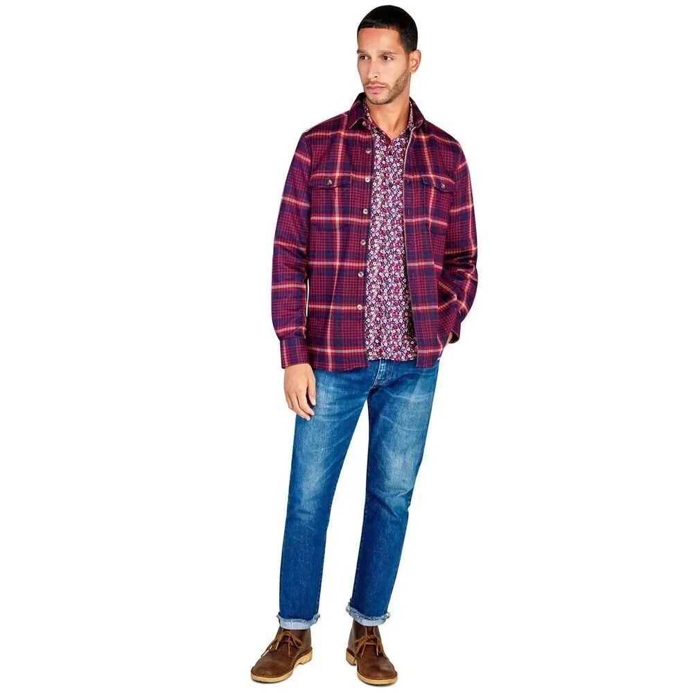 ✨CON.STRUCT PLAID HOUNDSTOOTH SHIRT SZ XXL JACKET✨